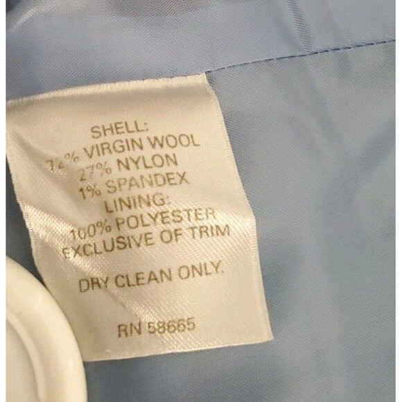 Vintage Set of Two Cute Halogen Womens Jackets Wool Plaid Blue Pink Size XS Warm - Picture 11 of 13